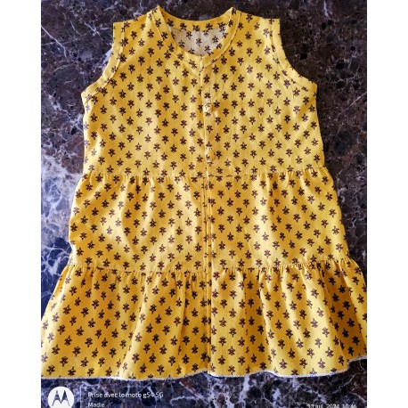 Robe provençale jaune 3 mois